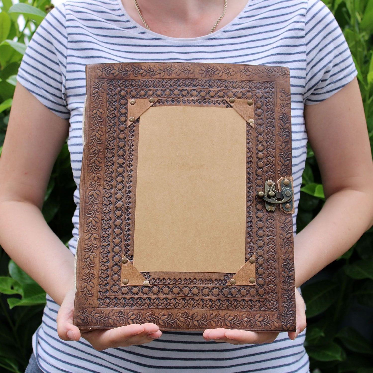 Leather-bound books & journals